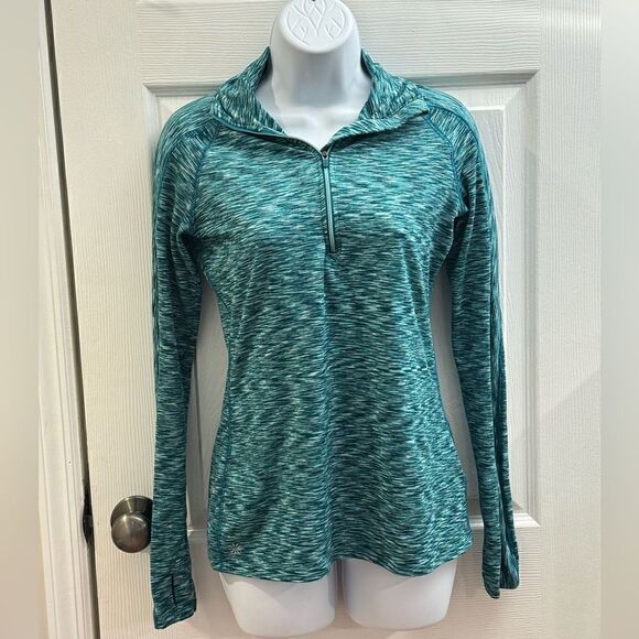 Athleta Mendoza 1/2 Zip Pullover Top Shirt Midlayer Size XS - Picture 2 of 9